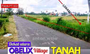 dijual tanah jl jembulan krandon
