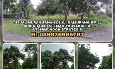 Dijual Murah Tanah di jl. Kaliurang km.11 Sinduharjo Sleman Yogyakarta