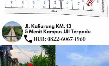 Tanah Dijual di Jl. Kaliurang Km 13