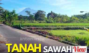Tanah Murah Jogja Utara di Ngemplak View Merapi Lt 528 m2 Lb 15 M SHM