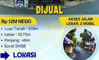 Dijual Rumah Hitung Tanah Slipi KS Tubun IV Jakarta Barat