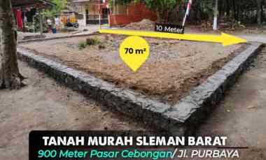 Tanah Murah di Sumberadi, Sleman 100 meter jl. Letkol Subadri
