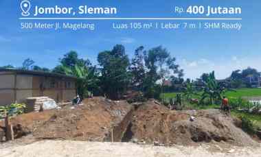 Dekat McDonalds Jombor, SHM Ready Tanah Murah Mlati Sleman