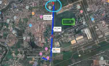 Tanah Dijual Pinggir Jalan dekat Bandara Soeta Apartemen Aeropolis