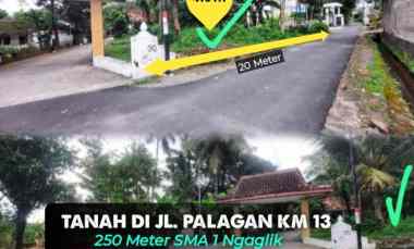 dijual tanah jl palagan km 13