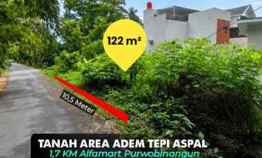 Tanah Area Adem Villa di jl. Palagan km 14, Sleman 1,7 km ke Alfama