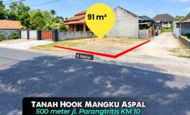 dijual tanah jl parangtritis km 10