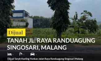 Dijual Tanah Kavling Yonkav Jalan Raya Randuagung Singosari Malang