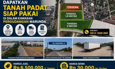 Lahan Industri Siap Pakai Cilincing Jakarta Utara dekat ke Pelabuhan