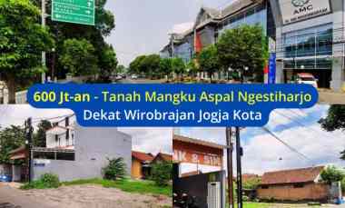 Tanah Jogja Kota Tepi Aspal, 5 menit Barat jl. HOS Cokroaminoto SHMP