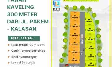 Tanah Kaveling Murah di Selatan Kalurahan Bimomartani Ngemplak