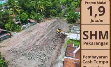 Tanah Pekarangan Murah 13 menit Kampus UII Terpadu Jakal