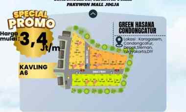 Promo Tanah Kavling Harga Mulai 3,4 juta/m Area Condongcatur Sleman