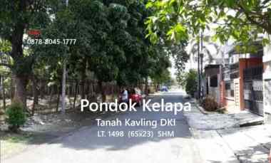 Jual Rugi Tanah Termurah dalam Komplek Dki Pondok Kelapa, Duren Sawit