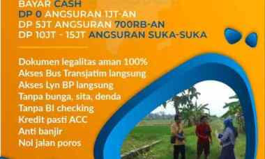 Dijual Tanah Kavling Murah Nol Dp di Benjeng