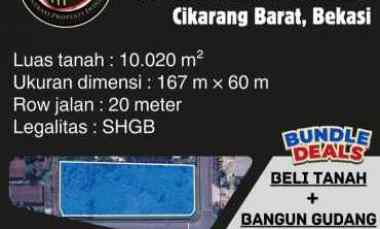 Dijual Tanah Kawasan Industri MM2100 Cikarang Barat Bekasi