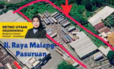 Tanah Karang Jati Nol Raya Malang Pasuruan dekat Pintu Tol, Taman Dayu