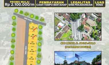 Tanah Dijual di Keniten, Tamanmartani, Sleman, DI Yogyakarta