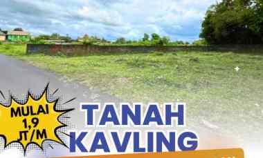 Promo Akhir Tahun Tanah Kavling View Sawah Gunung Merapi di Kala