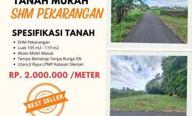 dijual tanah kledokan selomartani