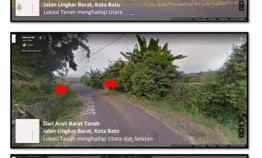 Dijual Tanah Lokasi Jalibar Kota Batu Malang