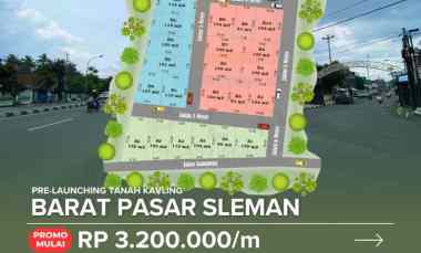 Pre-launching Tanah Kavling Terjangkau Barat Pasar Sleman