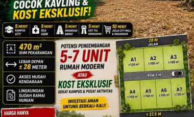 Tamah Strategis Deket Exit Tol Kronggahan Cocok untuk Kavling atau Kos