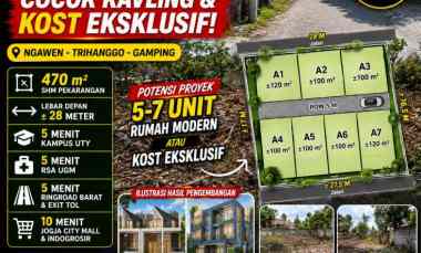 dijual tanah ngawen trihanggo gamping