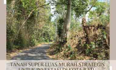 Tanah Poros Jalan di Area Wisata Jatimpark 3 dan Bisnis Kuliner Batu