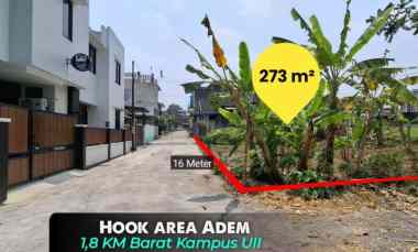 Wow Tanah dekat Kampus Uii dalam Cluster 1,8 km Kampus Uii Alama