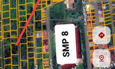 Dijual Tanah Ukuran 14x28. Lokasi Paris 2. Gang Sutra Samping Smp 8