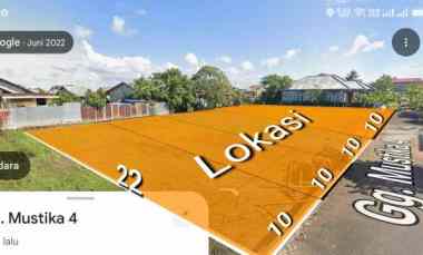 Jual Tanah di jl. Parit Bugis Gg. Mustika 4 Tanah Keras Ada 4 Kavling