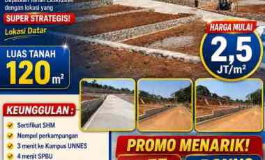 Tanah Kavling Siap Bangun Shm Ready Selangkah Kampus Unnes