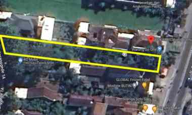 Tanah Luas 1004 m2 Pinggir Jalan Raya Bantul dekat Kampus Isi Jogja