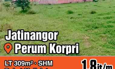 Dijual Tanah Strategis Harga Dibawah Pasar di Perum Korpri