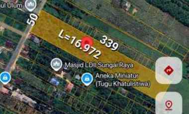 Dijual Tanah Siap Bangun jl.parit Sembin Shm 1,6 Hektar. 50x339
