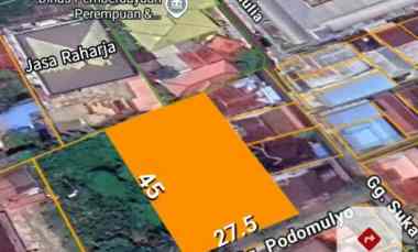 Dijual Tanah Siap Bangun. Lokasi Podomoro Gang Podomulyo