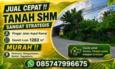 dijual tanah potorono banguntapan