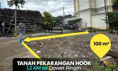 Tanah Hook Murah di Purwomartani, Kalasan, Sleman 1,2 km Timur Dawet