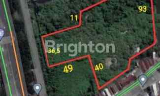 Tanah Nol Jalan Raya Gedangan Area Industri Cocok untuk Gudang, Pabrik