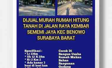 Tanah Dijual di Raya Sememi Jaya Kec Benowo Surabaya