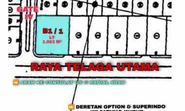 Tanah Dijual di Raya Taman Telaga Utama Citraland