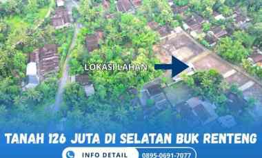 Tanah 126 juta di Selatan Buk Renteng Minggir Sleman SHMP Cash Tempo