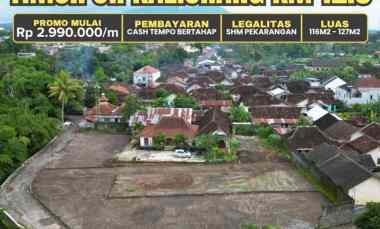 Tanah Kavling Timur jl. Kaliurang km 12,5 hanya 200 meter dari jl. Bes