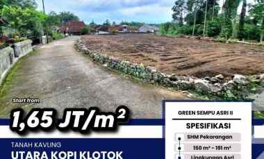 Grand Opening Tanah Strategis Pakem 1,65 JT/m View Gunung dekat Ja