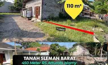 Tanah Murah di Utara jl. Godean km 10, Margoluwih, Sleman 450 meter K