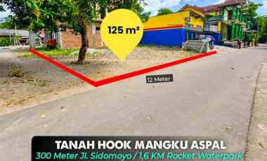 Tanah Tepi Aspal di Sidomoyo, Utara jl.godean km 7 300 meter jl. Sid
