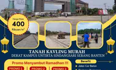 Tanah Dijual di Sindangheula