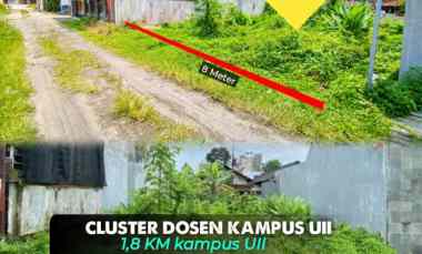 Wow Tanah dekat Kampus Uii dalam Cluster Dosen Uii 1,8 km Kampus Ui