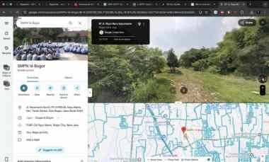 Jual Tanah Strategis di Kota Bogor, dekat Toll, SMPN 16 Bogor, Kawasan